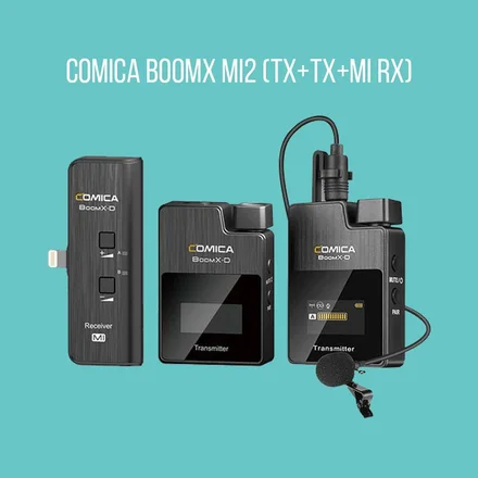 Радиосистема Comica BoomX MI2 (TX+TX+MI RX)