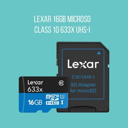Lexar 16GB microSDHC Class 10 633x UHS-I