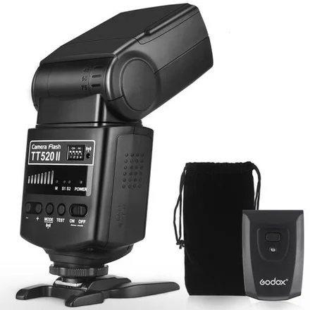 Вспышка накамерная Godox ThinkLite TT520II + Радиосинхронизатор Godox RT-16