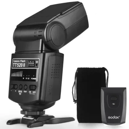 Вспышка накамерная Godox ThinkLite TT520II + Радиосинхронизатор Godox RT-16