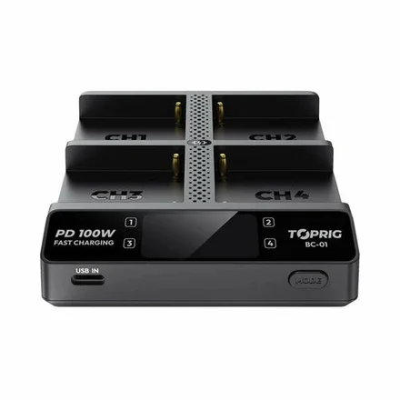 Зарядное устройство Accsoon TOPRIG BC-01 100W 4-Bay для NP-F